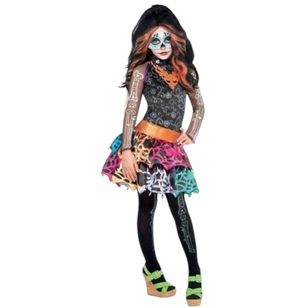 Monster High Skelita Calaveras Halloween Costume - Size Large